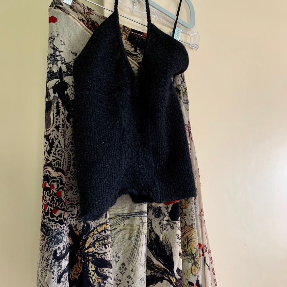 Multi-colored maxi skirt